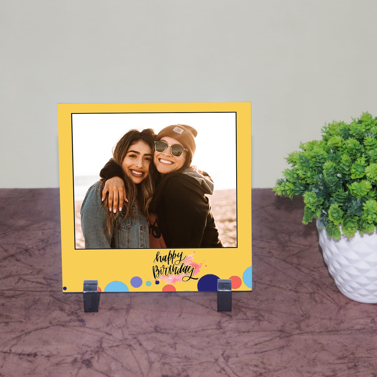Happy Birthday Personalized Tile